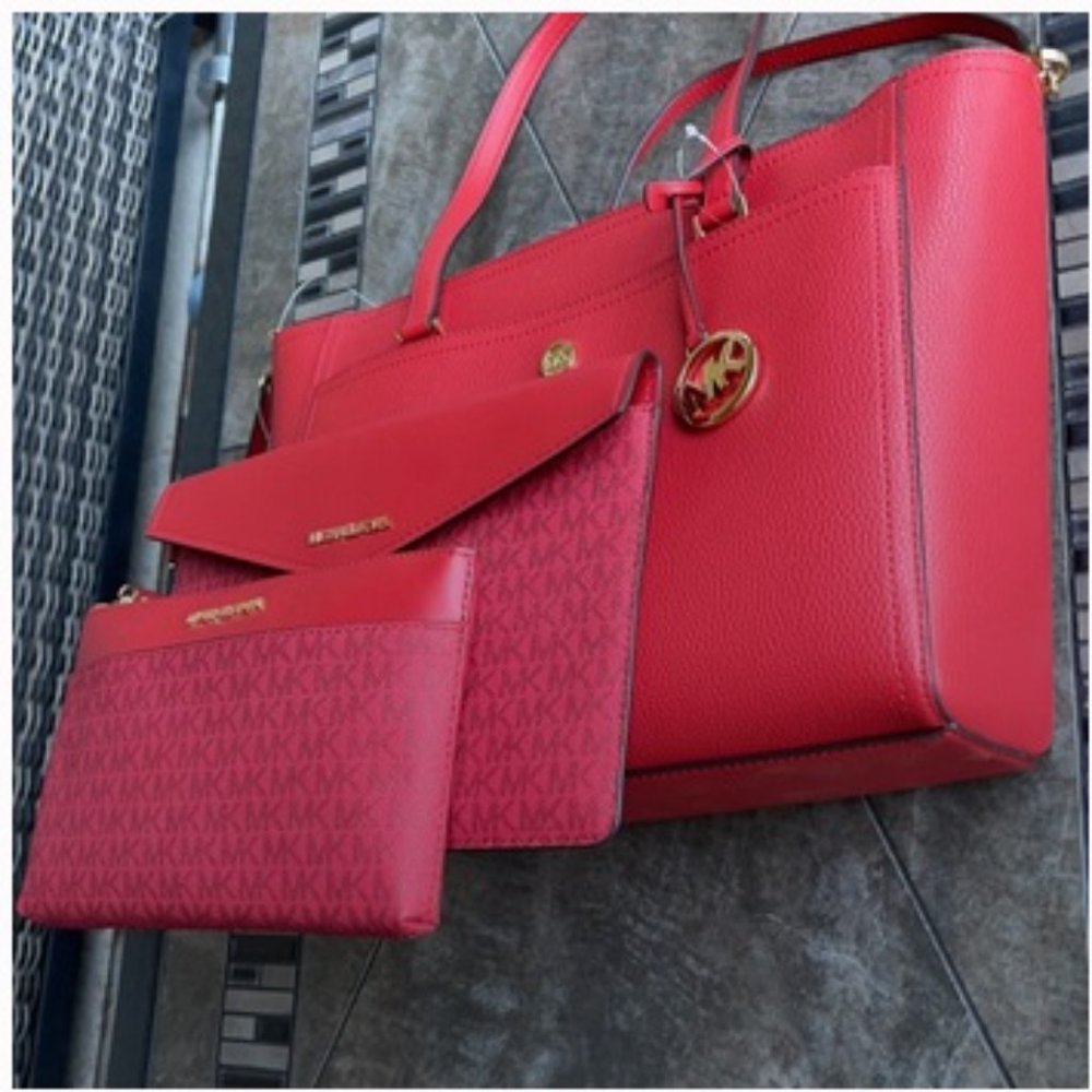 Michael Kors Maisie Large 3in1 Tote Bag Leather - Picture 10 of 16
